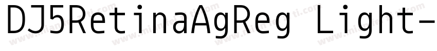 DJ5RetinaAgReg Light字体转换